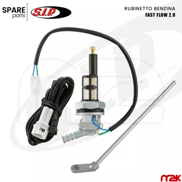 Kit Rubinetto Benzina Sip Fast Flow 2.0 + Cablaggio Tachimetro Piaggio Vespa