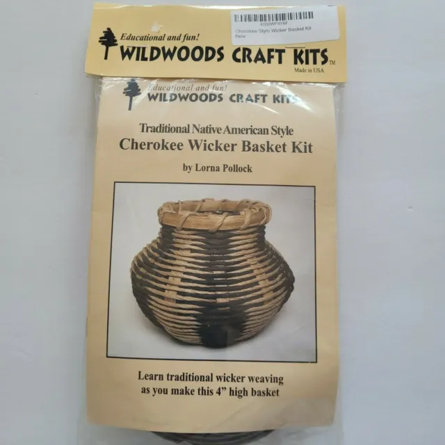 Kit de cesta de mimbre Cherokee kits artesanales de madera silvestre de Lorna Pollock