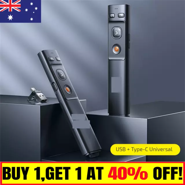 Power Point Presentation Remote Wireless USB PPT Presenter Laser Pointer Clicker