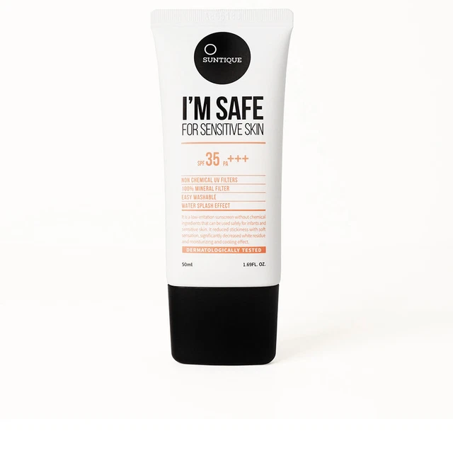 Solari Suntique unisex I&#39;M SAFE per pelli sensibili SPF35+ 50 ml