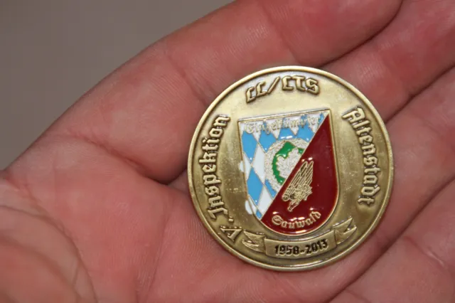 1 Stück Bundeswehr Coin Einzelkämpfer LL/LTS V. Inspektion