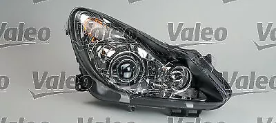 VALEO Scheinwerfer Halogen Links (043383) für OPEL Corsa D | Frontscheinwerfer