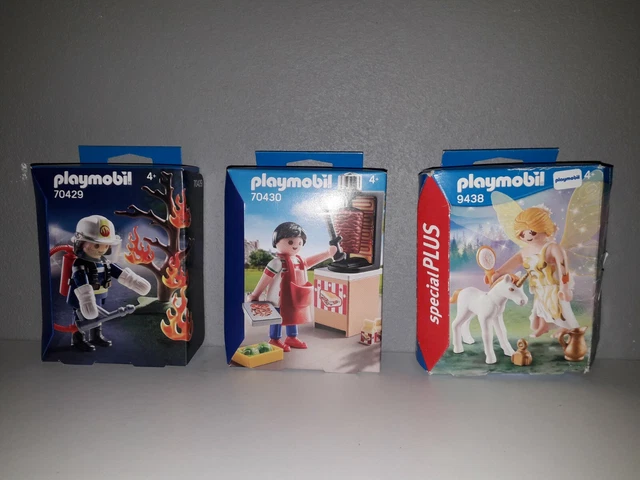 Lot PLAYMOBIL SPECIAL PLUS - 3 Boîtes (ref 4696, 5385, 5409) Guerriers, Dès 4 Ans, Neuf