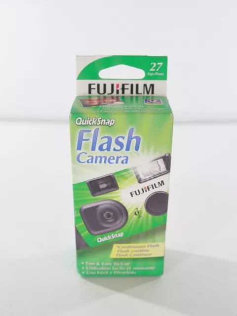 Fujifilm Quicksnap Smart Continuos Flash 35mm Single Use Film Camera Easy To Use