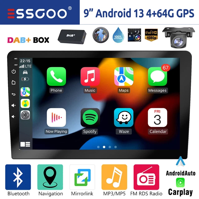 thumbnail image 2 of ESSGOO 9 Inch Android Car Stereo For Dodge RAM 1500/2500/3500 (2013-2018) - Apple CarPlay & GPS 2 of 3