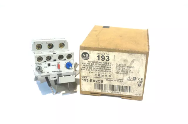 Neuf ALLEN BRADLEY 193-EA2CB Relais Surcharge Ser.b 193EA2CB