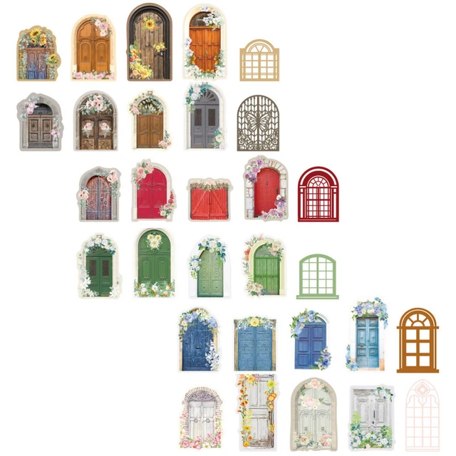 6 juegos Scrapbooking Paper Vintage Scrapbook suministrado papeles decorativos
