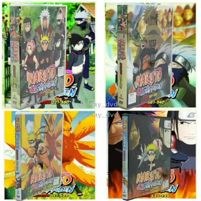 NARUTO & NARUTO SHIPPUDEN COMPLETE ANIME 35 DISC TV SERIES 1-720 EPS ENG DUB