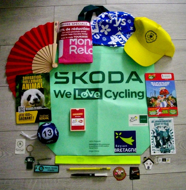 GROS LOT TOUR De France 2024 Goodies bob lcl krys pub velo cyclisme