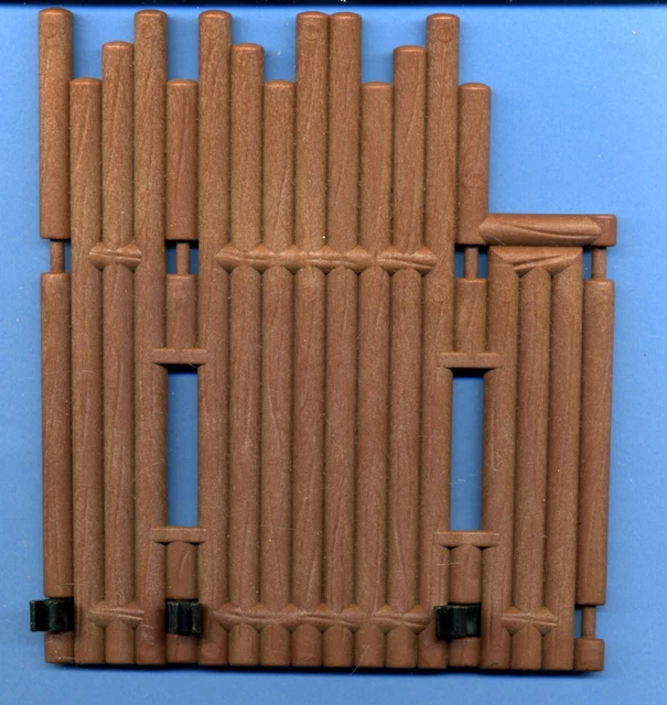 2 Murs De Palissades Playmobil Fort Randall - Occasion (Pièces De Collection)