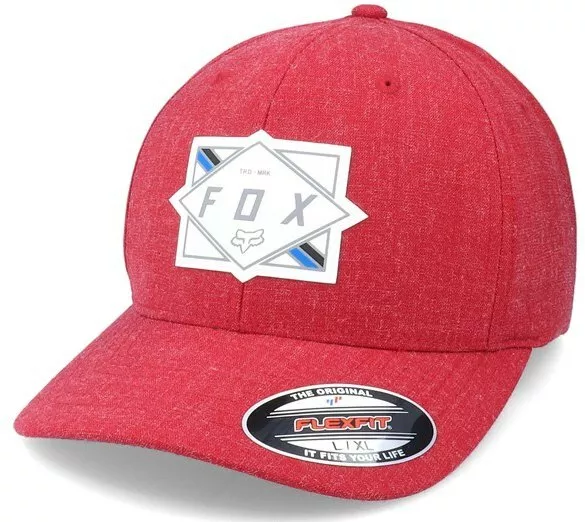 Fox Burnt Flexfit Hat Chilli Red - Fox Racing Baseball Cap