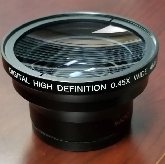 Digital Optics Professional Lens .45x Wide Angle 58mm High Resolution AR COAT