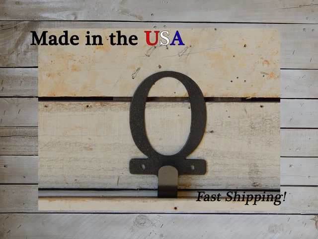 Capital Letter-Wall Hooks-Initial Decor-Key Hook-Towel Hook-Coat Hook-CR1045