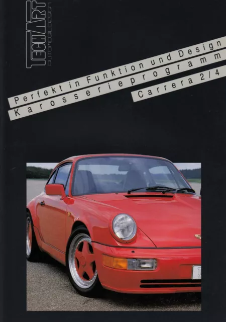 PORSCHE 911 964 CARRERA COUPE 2 4 TECHART Tuning Prospekt Brochure 6