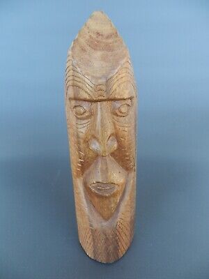 Pointy Janus Head - Wood Carving - 200mm high X 52 X 62mm