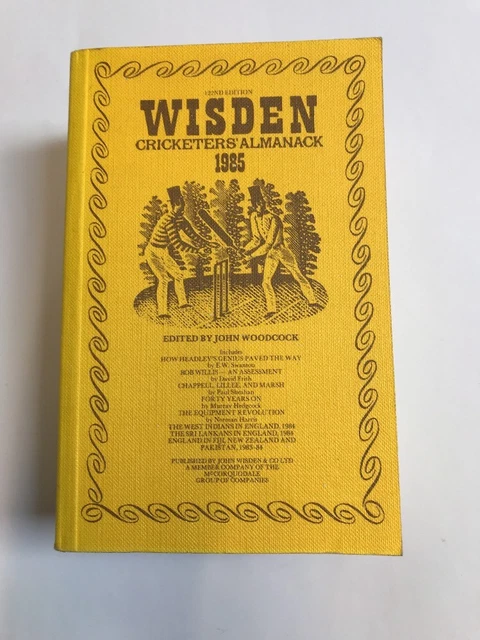 wisden cricketers almanack 1985