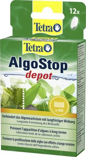 Tetra AlgoStop Depot 12 Tabletten  Aquarium-Wasseraufbereiter