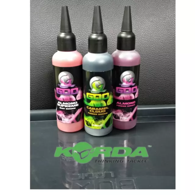 Korda Goo Power & Bait Smoke Carp Fishing Glug Liquid Additive