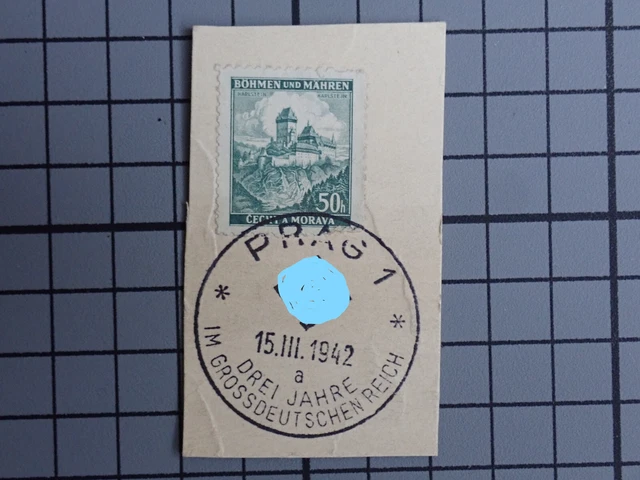 Böhmen und Mähren Prag 1942 Sonderstempel, Michel 26