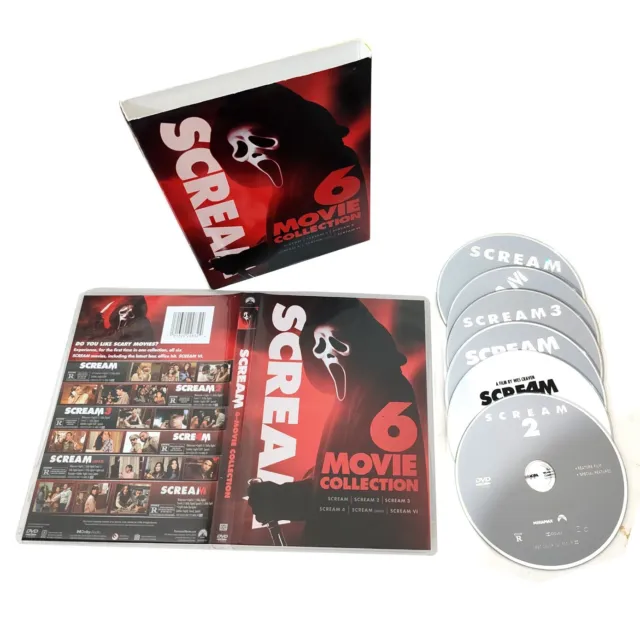 Scream: 1-6_Movie Collection (Dvd) 6-Disc Box Set New