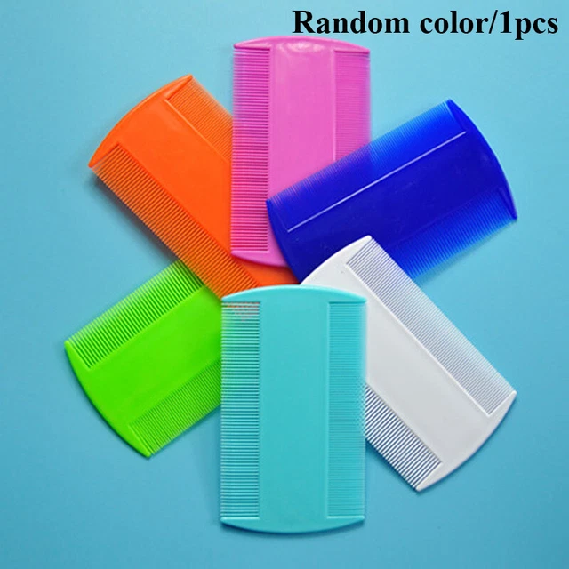 Double Sided Nit Combs Head Lice Detection Pet Dog Cat Flea Comb Hair Brush 2