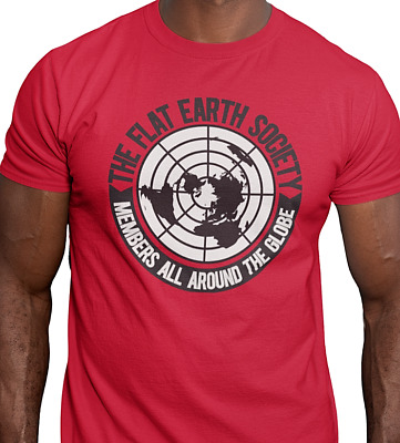 Flat Earth Map t-shirt Flat Earth Society NASA Lies Firmament New World Order