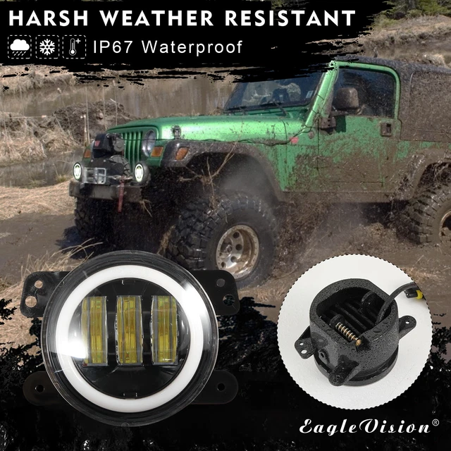 Strong Heat Dissipation Performance Fog Lamps Long Service Life Dust Fog Proof