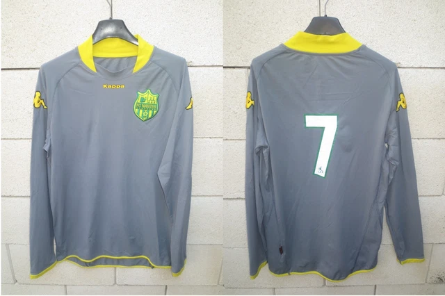 Maillot D'entraînement FC Nantes – Kappa – Gris/jaune – Manches Longues – Taille XL