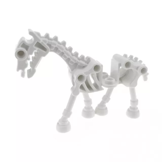 1x Lego Classic Tier Skelett Pferd weiß leuchtet im Dunkeln Set 9462 59228