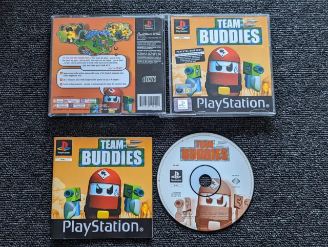 Team Buddies - Sony Playstation PS1 - Complete - PAL