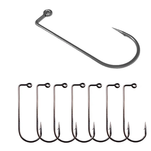Fischhaken Draht 100 Stck. Salzwasser Süßwasser Größe 3 cm/2,8 cm/3,3 cm/3,6