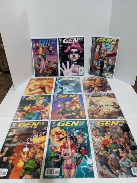 Gen 13 comic lot 12 books VF condition Wildstorm comics Read description