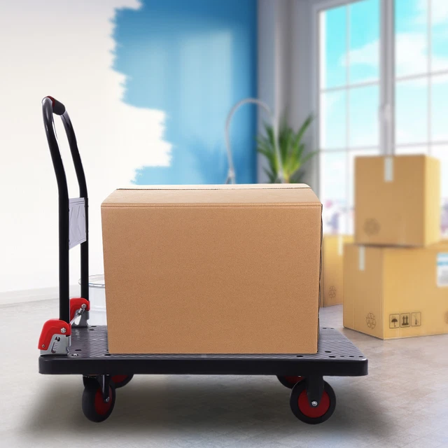 Carrello merci carrello pieghevole carrello trasporto carrello piattaforma trolley 400 kg DHL