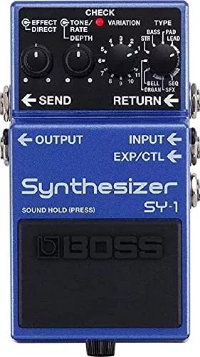 Boss Synthétiseur SY-1 Bleu Guitare Basse Multi Effector