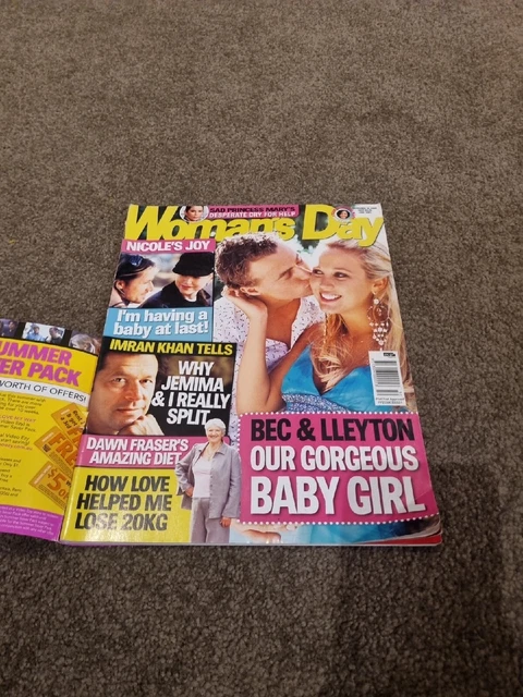 WOMANS DAY MAGAZINE December 2005-Olivia Newton-John-Princess Mary $19.