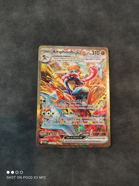 CARTE POKÉMON AMPHINOBI Ex 106/167 EV06 Mascarade Crépusculaire EUR 4 CARTE POKÉMON AMPHINOBI Ex 106/167 EV06 Mascarade Crépusculaire EUR 4