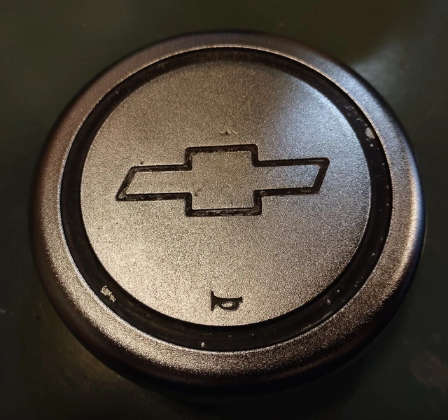 Chevy C-60 50 big square body truck chrome steering wheel horn button center cap