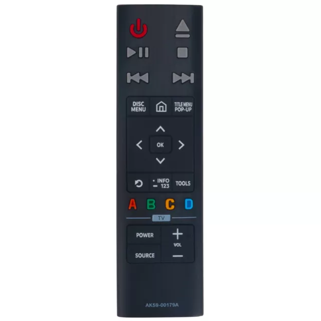 AK59-00179A Remote Control fit for Samsung 2016 4K Ultra HD Blu-ray Player