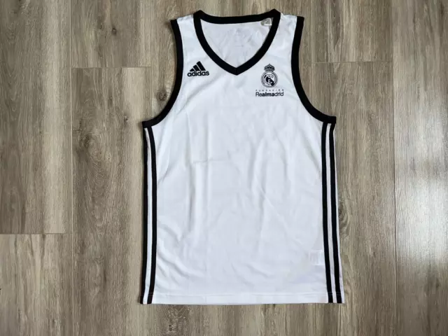 Real Madrid  Adidas Tank Top Tank Commander Running Vest Fitness Training G76619