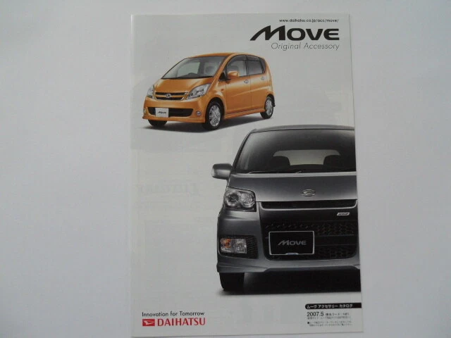 Daihatsu Move 2007 May Edition Original Accessory Catalog