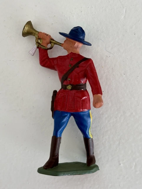 Figurine Elastolin – Western Police Montée Canadienne – Cavalier 1/32 (60mm) – Allemand