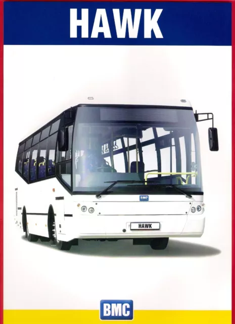 Bus Manufacturer Specification Sheet ~ BMC Hawk - 27 seats: Cummins - 2007