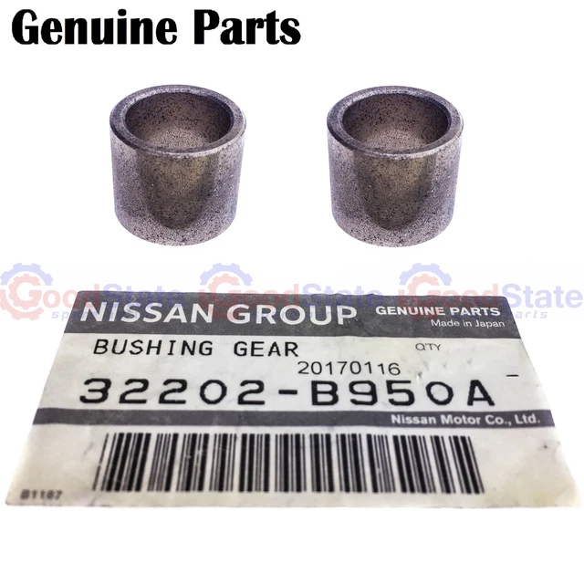 Genuine Nissan Patrol Rear Coil Spring Seat Rubber Insulators - Pair (x2) - 55034VB010