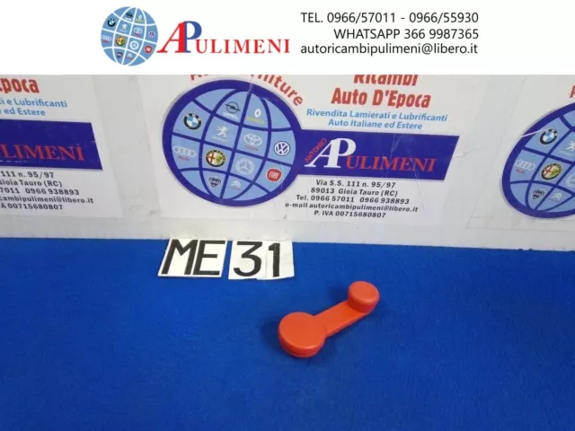 Maniglia Alzavetro Alzacristallo Plastica Rossa Ar8 Om Grinta Iveco Daily --1989