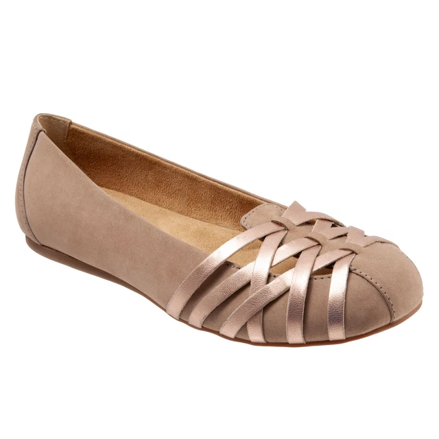 Softwalk St Lucia S2006-123 scarpe basse slip on donna marroni in pelle