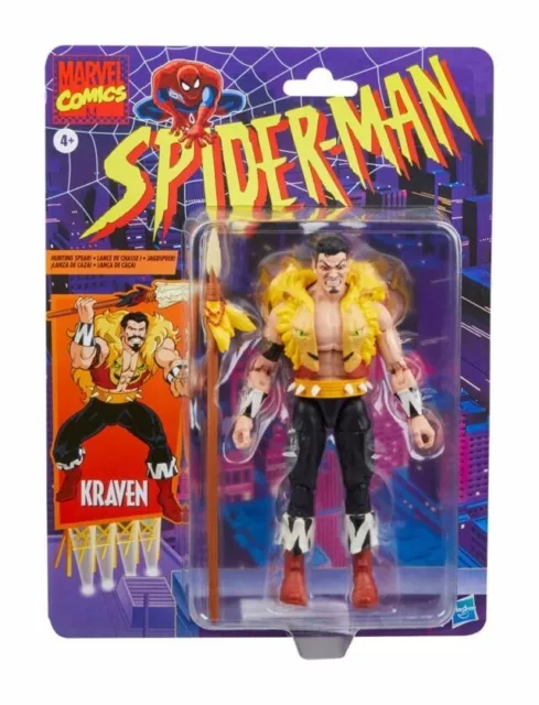 Hasbro Spider-Man Comic Marvel Legends Retro Collection Kraven – 15 Cm, Sealed