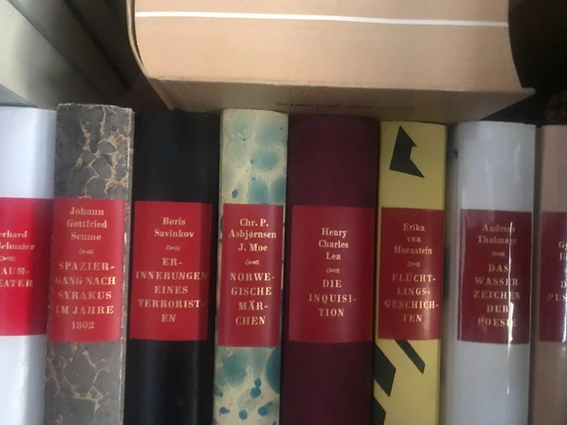 5 Andere-Bibliothek-Bände Enzensberger/Greno