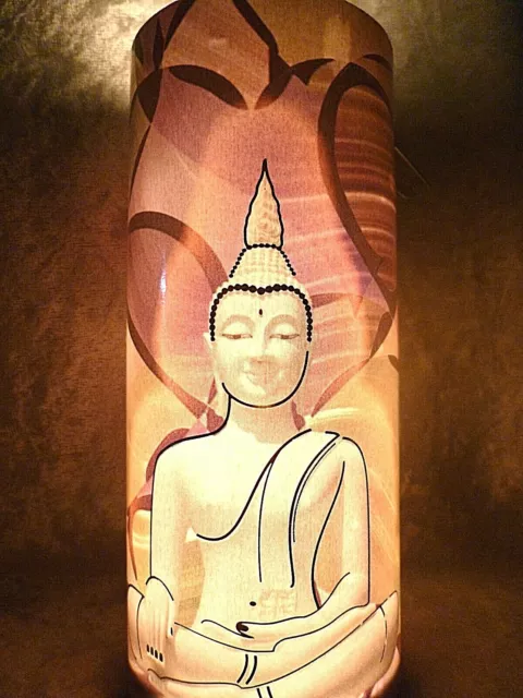 Buddha Kerze Affirmation Meditation Windlicht Kerze Ritual SONDERPREIS!