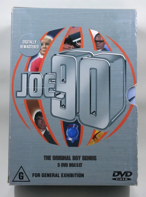 Joe 90 The Original Boy Genius. Complete Season 1-5. 5 Disc Box Set. R4 PAL.