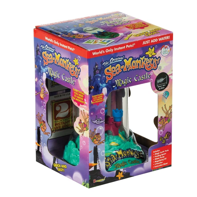 The Original Amazing Live Sea Monkeys Magic Castle Zoo Aquarium 23230 SALE! 3